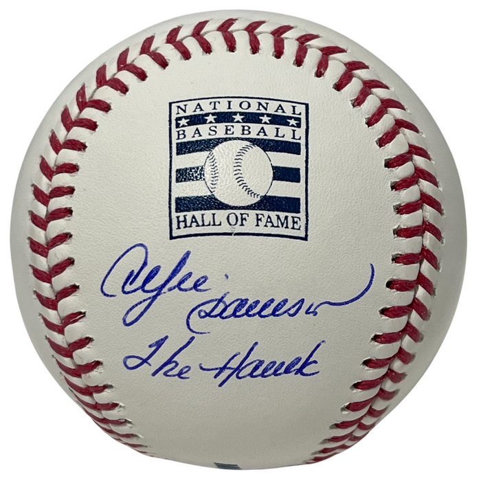 Andre Dawson Signed HOF ROMLB Baseball w/ The Hawk Beckett Witness Authenticated-Powers Sports Memorabilia