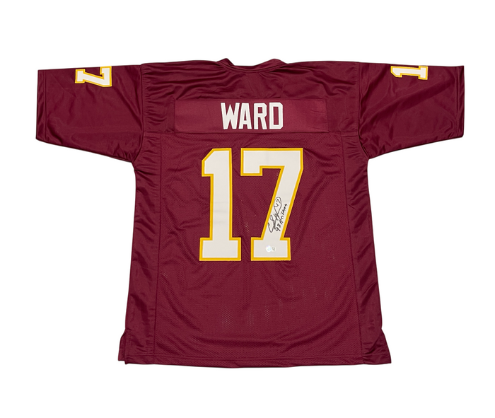 Charlie Ward Signed Custom Jersey w/ 93 Heisman Beckett W Beckett Authenticated-Powers Sports Memorabilia