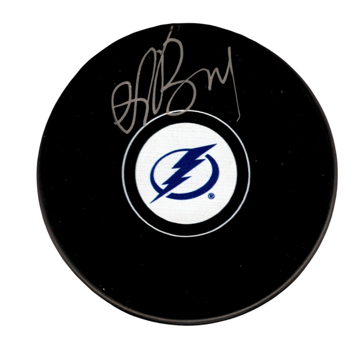 Andrei Vasilevskiy Signed Tampa Bay Lightning Logo Puck JSA Authenticated-Powers Sports Memorabilia