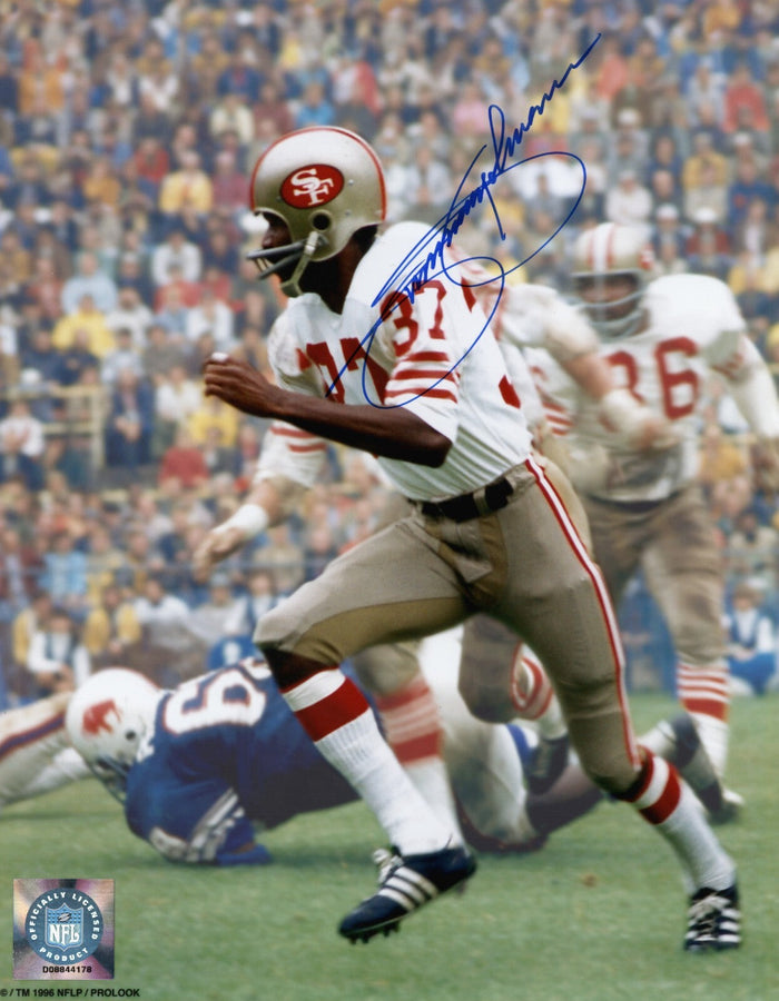 Jimmy Johnson Signed San Francisco 49ers 8x10 Photo LSCM Authenticated-Powers Sports Memorabilia