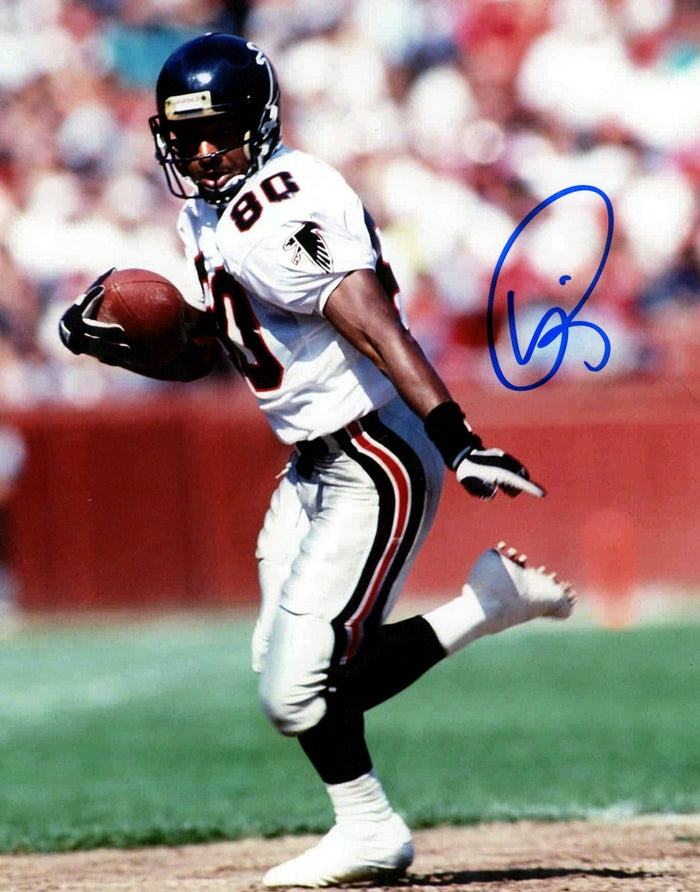 Andre Rison Signed Atlanta Falcons 8x10 Photo LSCM Authenticated #3-Powers Sports Memorabilia