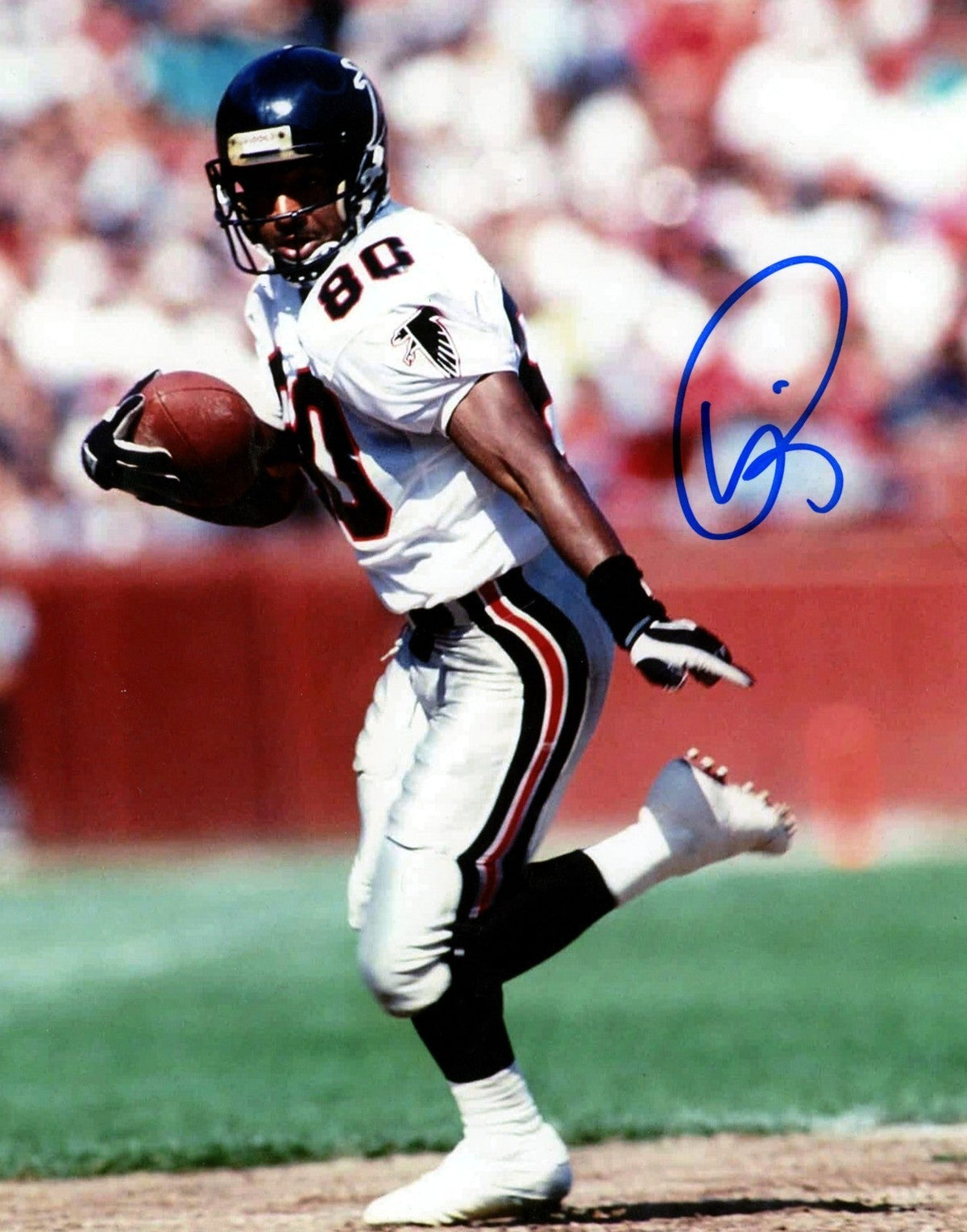 Andre Rison Signed Atlanta Falcons 8x10 Photo LSCM Authenticated #3-Powers Sports Memorabilia
