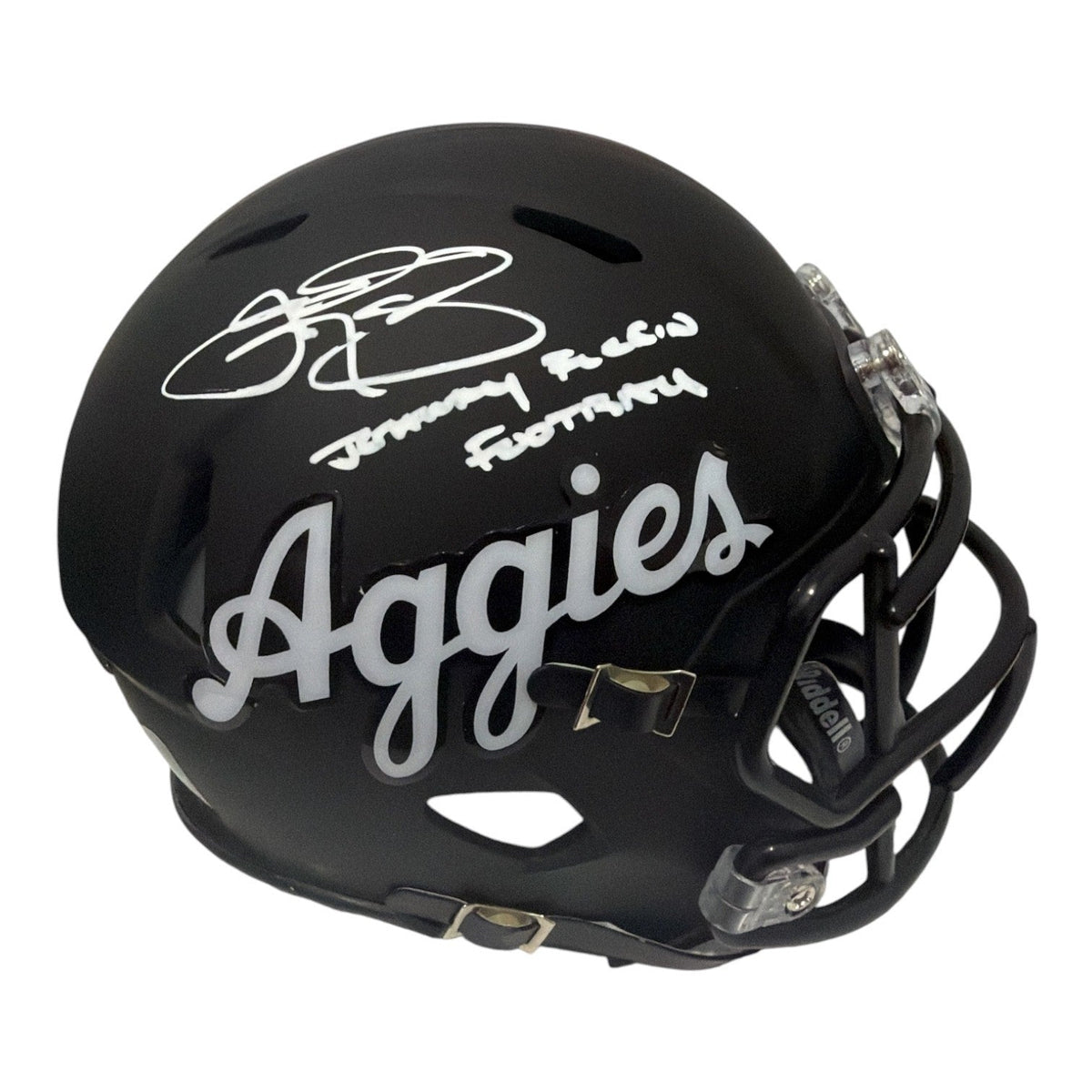 Johnny Manziel Signed Texas A&M Mini Helmet w/ Johnny F**kin Football JSA W COA-Powers Sports Memorabilia