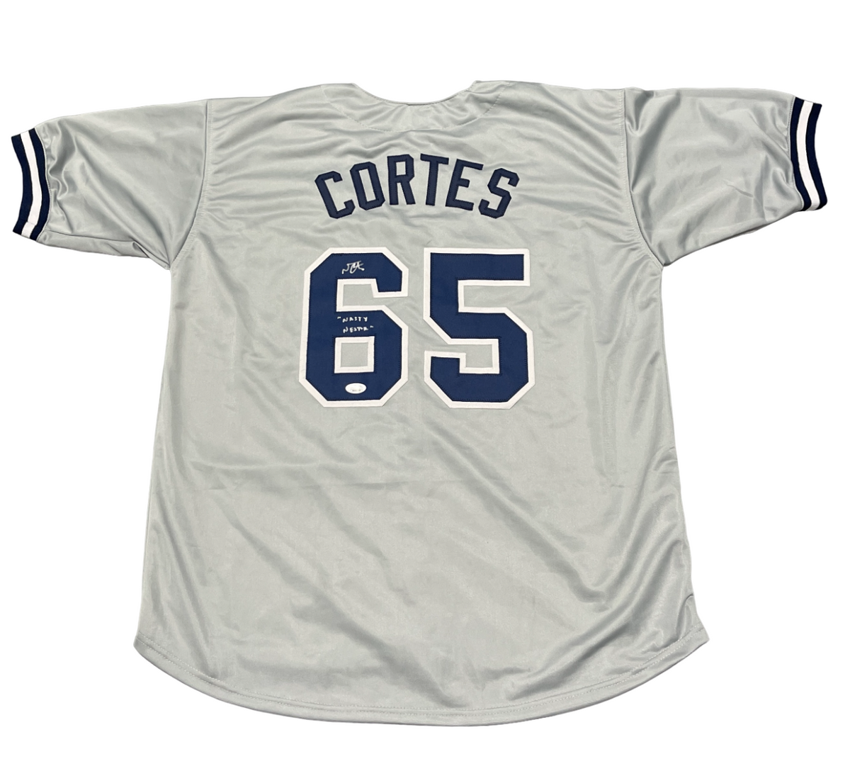 Nestor Cortes Signed Custom Jersey w/ Nasty Nestor JSA Authenticated-Powers Sports Memorabilia