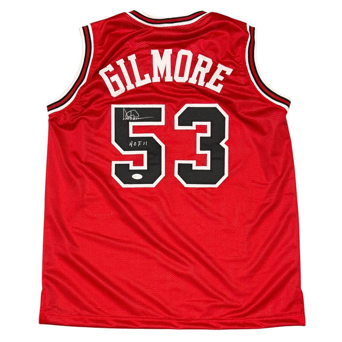 Artis Gilmore Signed Custom Jersey w/ HOF 11 JSA Witness Authenticated-Powers Sports Memorabilia