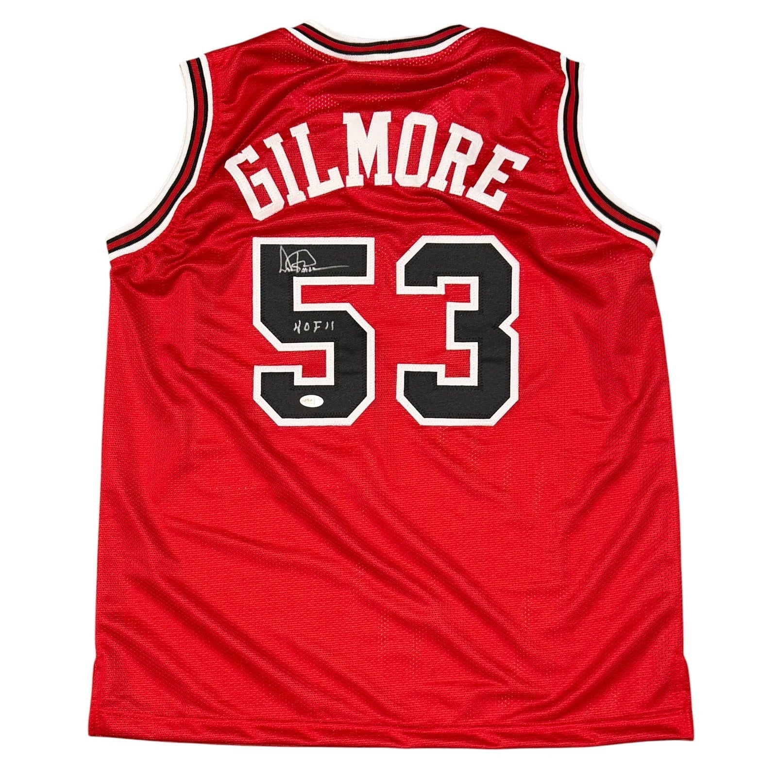 Artis Gilmore Signed Custom Jersey w/ HOF 11 JSA Witness Authenticated-Powers Sports Memorabilia