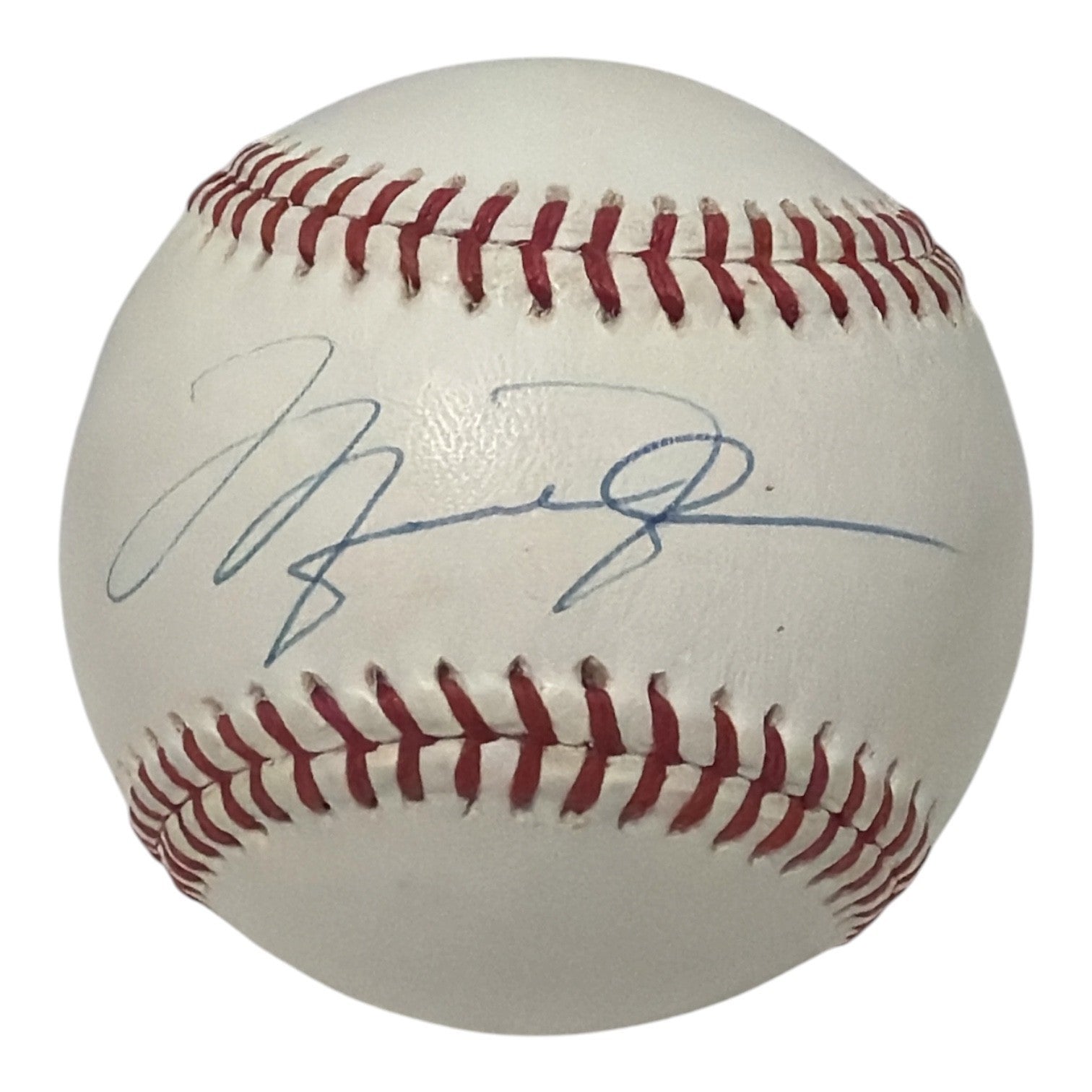 Michael Jordan Signed Wilson Baseball UPPER DECK UDA Authenticated-Powers Sports Memorabilia