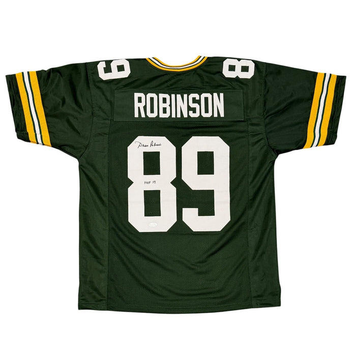 Dave Robinson Signed Custom Jersey w/ HOF 2013 JSA Witness Authenticated-Powers Sports Memorabilia