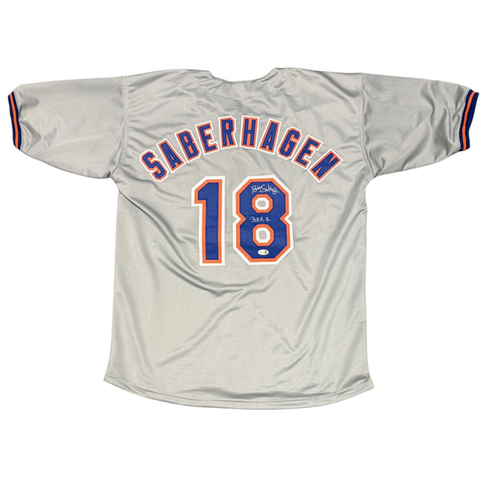 Bret Saberhagen Signed Custom Jersey w/ 3x AS JSA Witness Authenticated-Powers Sports Memorabilia