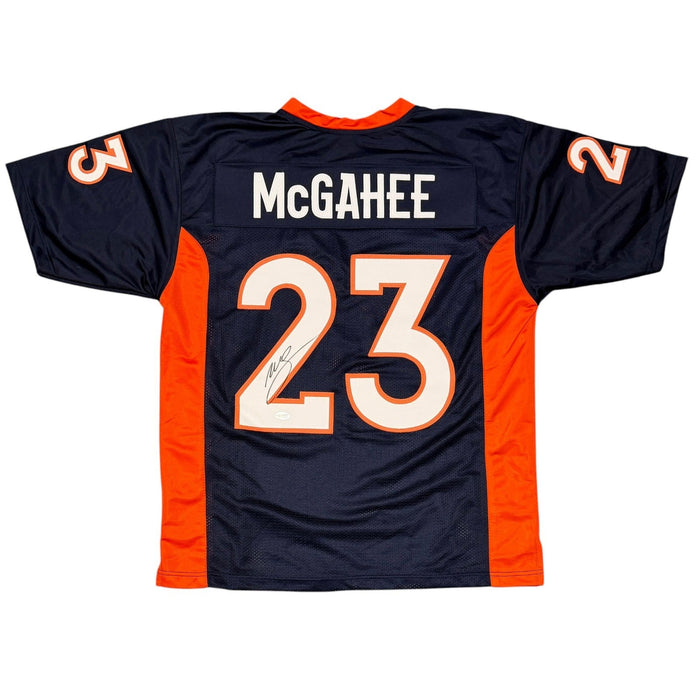 Willis McGahee Signed Custom Jersey JSA Witness Authenticated-Powers Sports Memorabilia