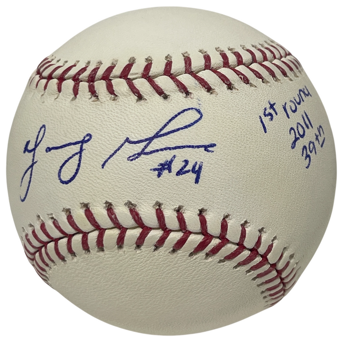Larry Greene Signed ROMLB Baseball w/ 1st Round 2011 39th LSCM Authenticated-Powers Sports Memorabilia