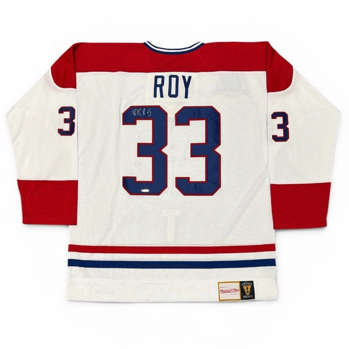 Patrick Roy Signed Montreal Canadiens Mitchell & Ness Jersey UDA Authenticated-Powers Sports Memorabilia