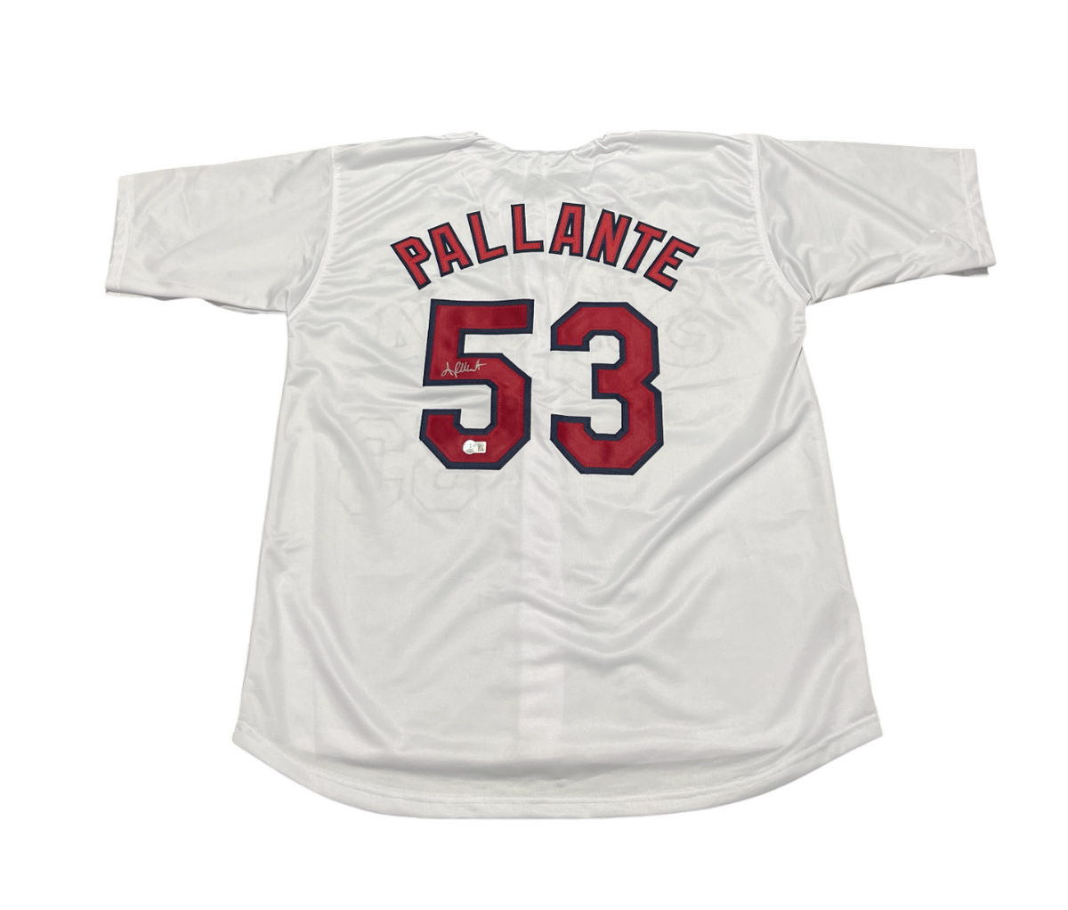 Andre Pallante Signed St Louis Cardinals Custom Jersey Beckett Witness BAS COA-Powers Sports Memorabilia