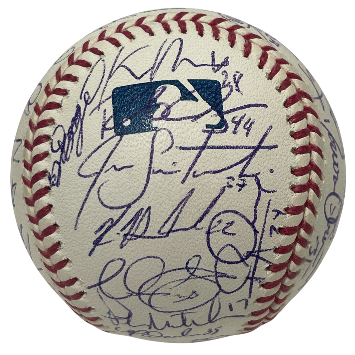 2008 Long Island Ducks Team Signed ROMLB Baseball LSCM Authenticated-Powers Sports Memorabilia