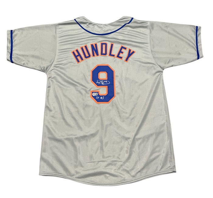 Todd Hundley Signed New York Mets Custom Jersey w/ 2x AS Beckett Witness BAS COA-Powers Sports Memorabilia
