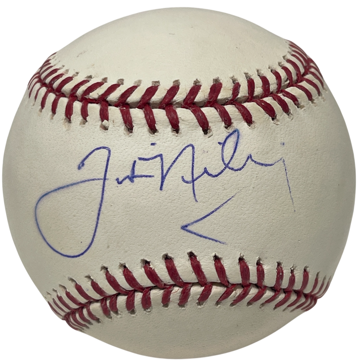 Justin Nicolino Signed ROMLB Baseball Miami Marlins LSCM Authenticated-Powers Sports Memorabilia