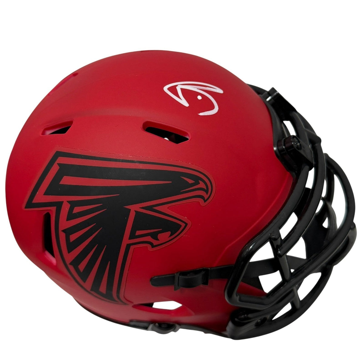 Andre Rison Signed Atlanta Falcons Rave Mini Helmet JSA Witness COA-Powers Sports Memorabilia