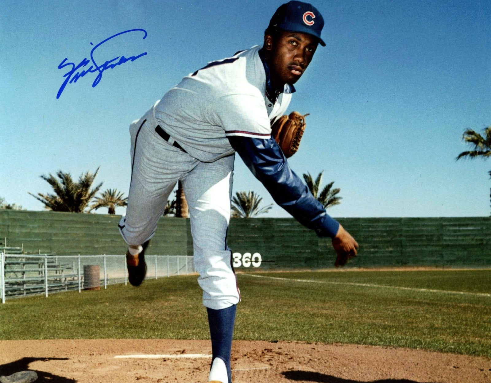 Fergie Jenkins Signed Chicago Cubs 8x10 Photo LSCM Authenticated #4-Powers Sports Memorabilia