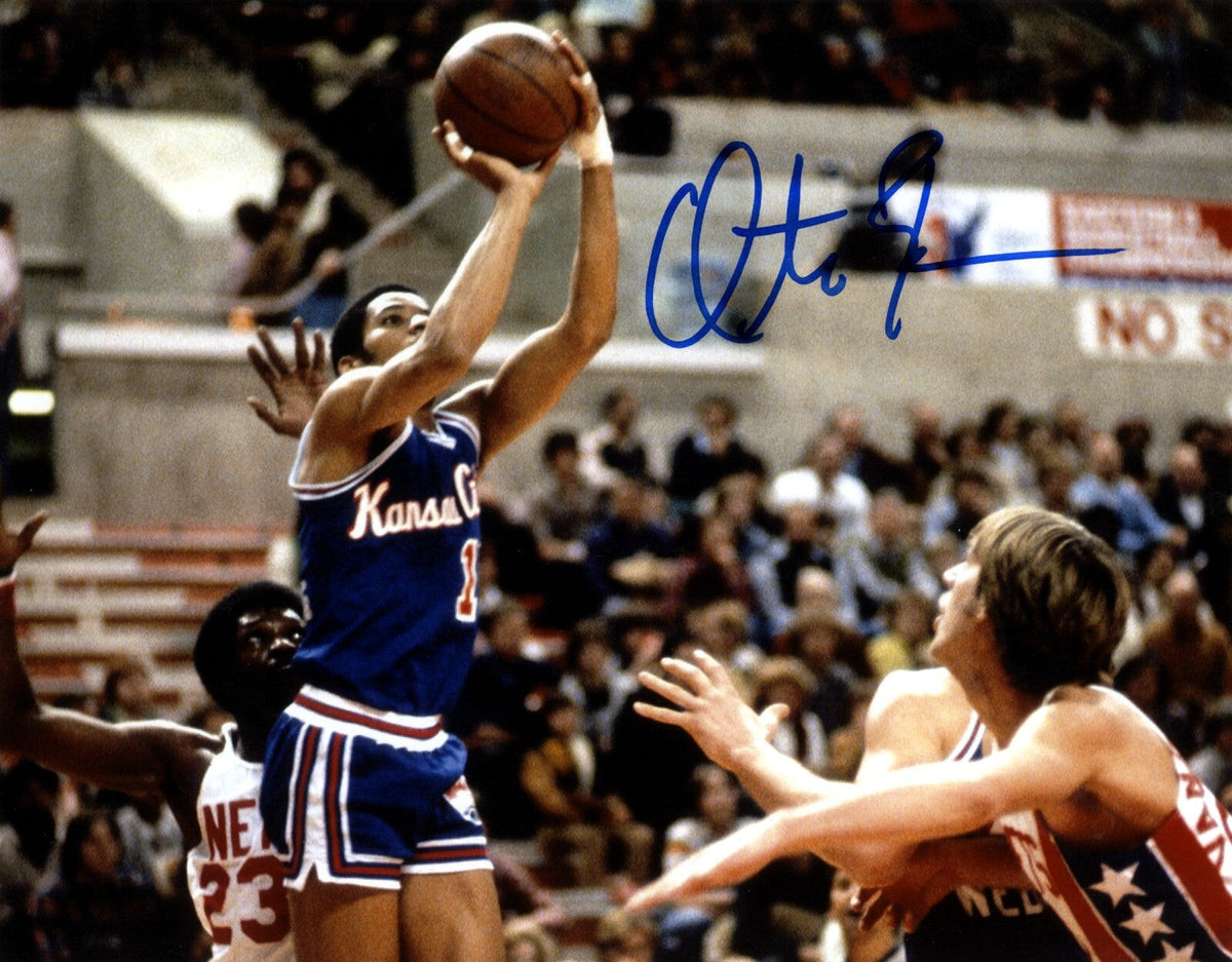 Otis Birdsong Signed Autographed Kansas City Kings 8x10 Photo LSCM COA #1-Powers Sports Memorabilia
