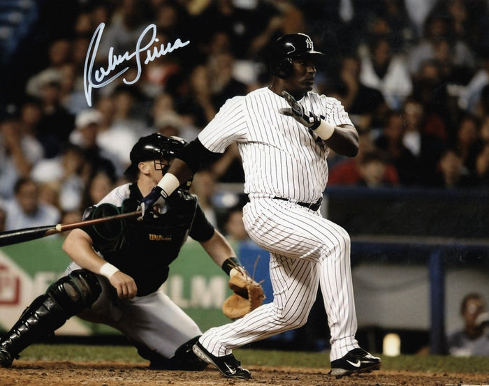 Ruben Sierra Signed New York Yankees 8x10 Photo LSCM Authenticated #3-Powers Sports Memorabilia