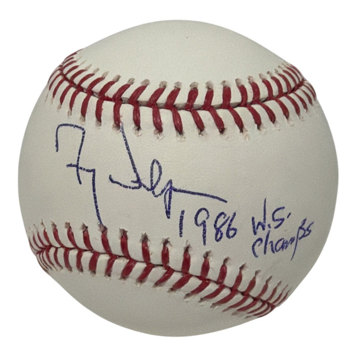 Fred Wilpon Signed ROMLB Baseball w/ 1986 WS Champs JSA Authenticated Mets-Powers Sports Memorabilia