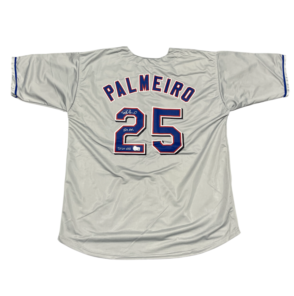 Rafael Palmeiro Signed Custom Jersey w/ 569 3020 Beckett W Beckett Authenticated-Powers Sports Memorabilia
