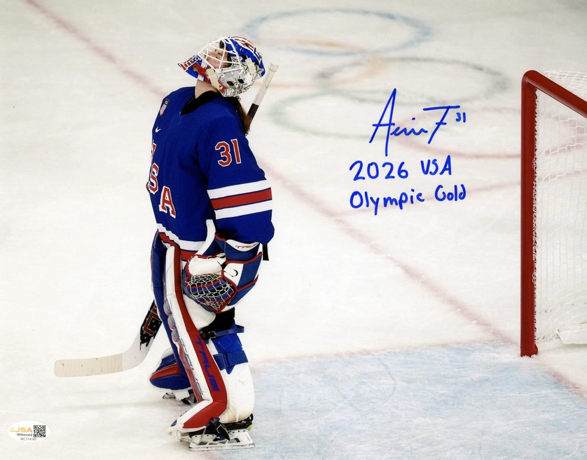 Aerin Frankel Signed Team USA 11x14 Photo 2026 USA Olympic Gold JSA Witness COA-Powers Sports Memorabilia