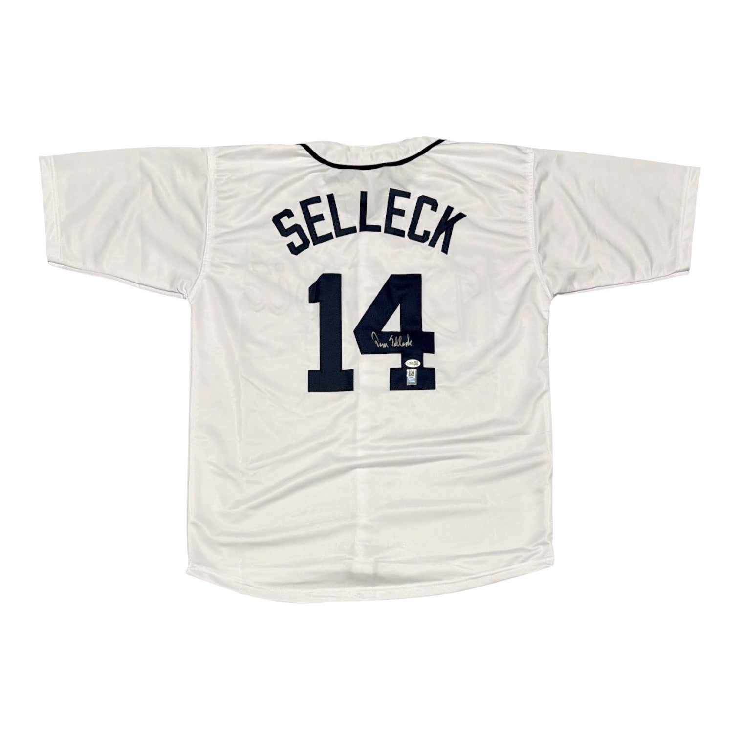 Tom Selleck Signed Custom Jersey OPix & JSA Authenticated-Powers Sports Memorabilia