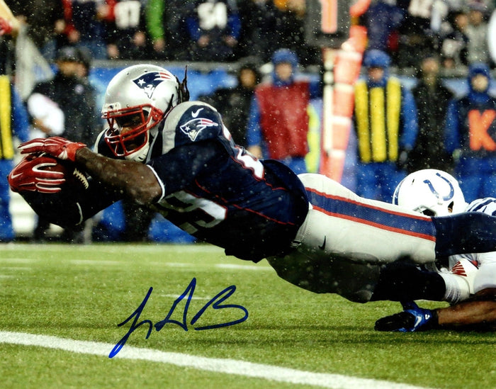 LeGarrette Blount Signed New England Patriots 8x10 LSCM Authenticated #4-Powers Sports Memorabilia