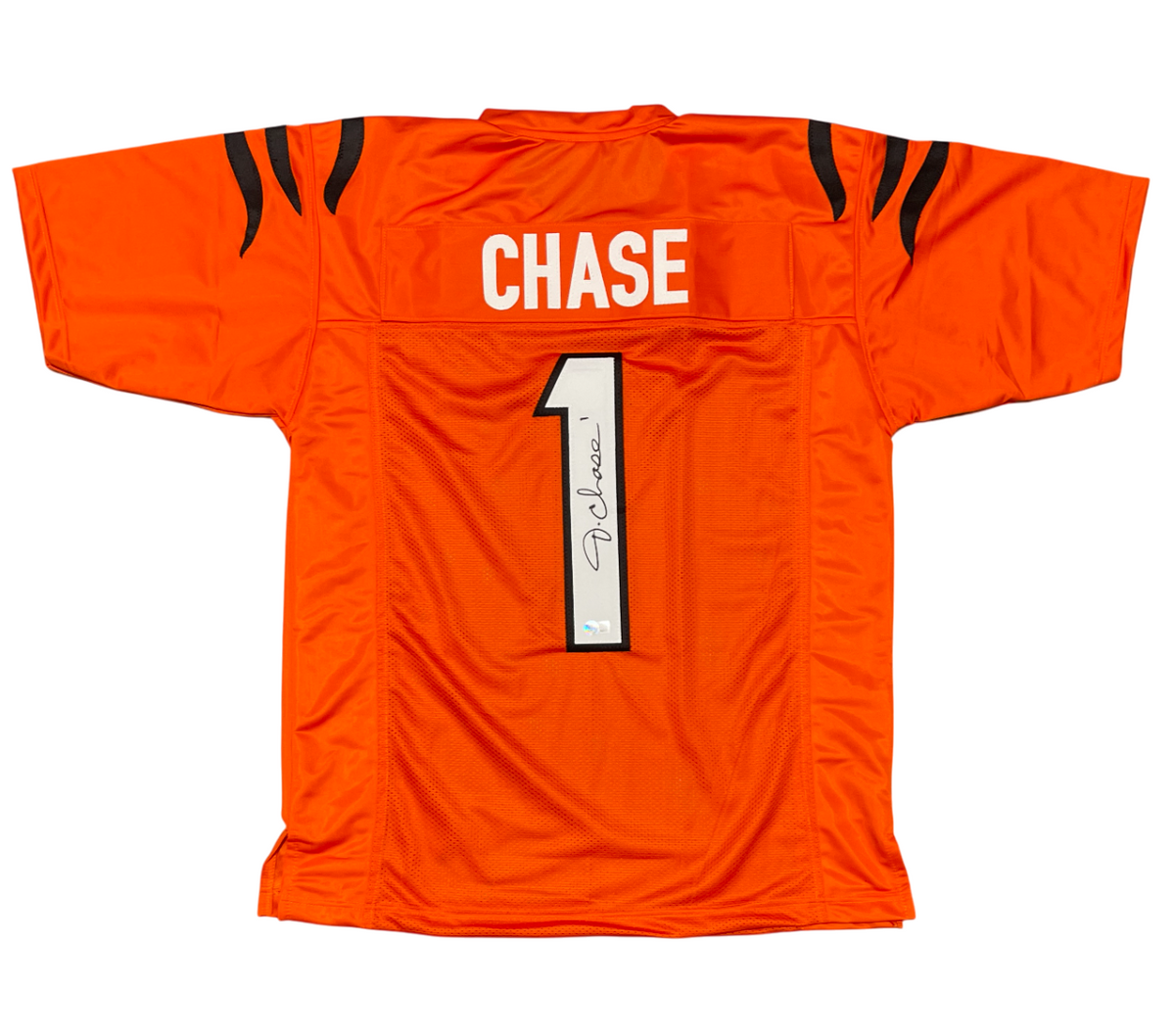 Ja'Marr Chase Signed Cincinnati Bengals Custom Orange Jersey Beckett BAS COA-Powers Sports Memorabilia
