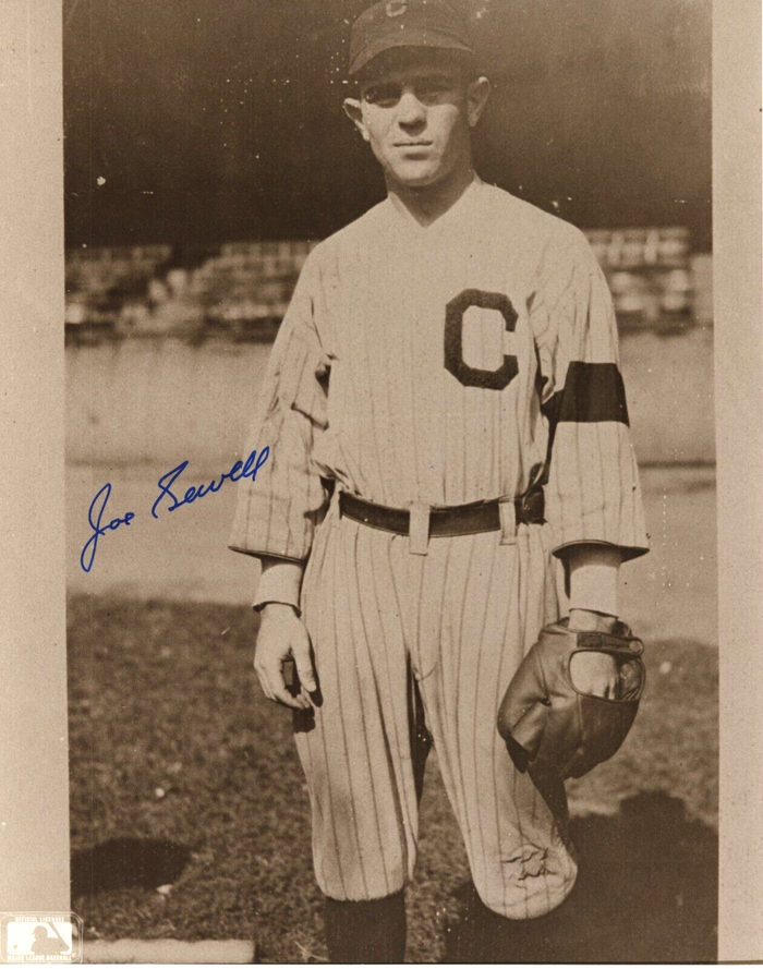 Joe Sewell Signed Cleveland Indians 8x10 Photo LSCM Authenticated-Powers Sports Memorabilia