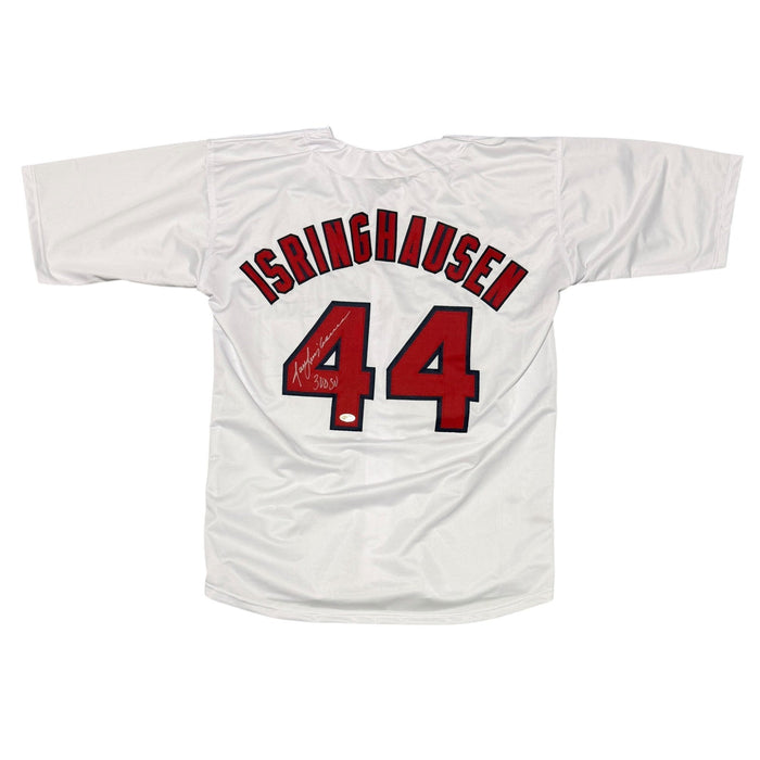 Jason Isringhausen Signed Custom Jersey w/ 300 SV JSA Witness Authenticated-Powers Sports Memorabilia