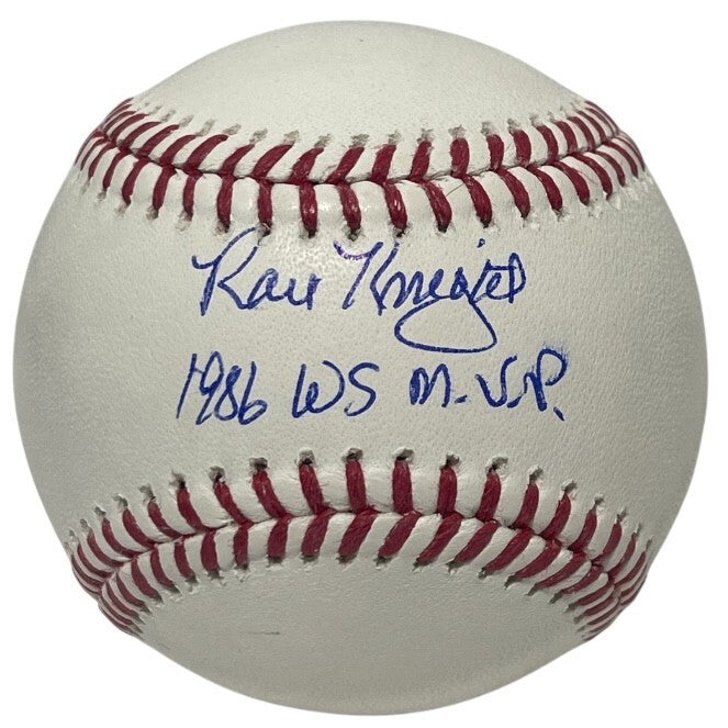 Ray Knight Signed ROMLB Baseball w/ 1986 WS MVP Beckett Witness Authenticated NY Mets-Powers Sports Memorabilia