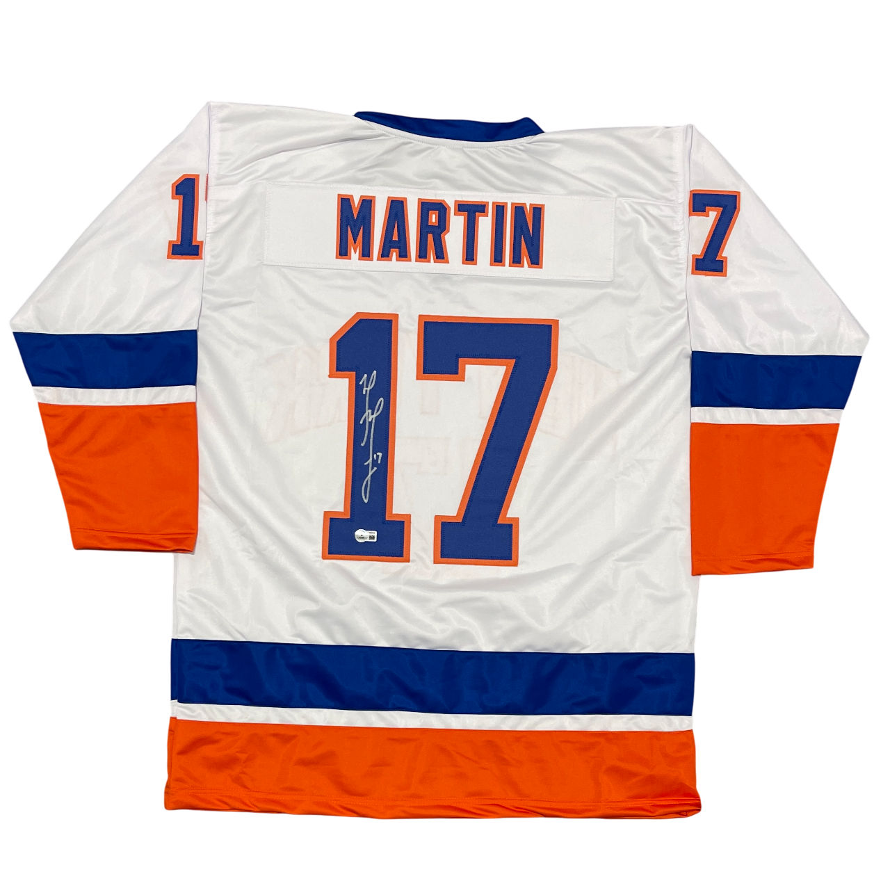 Matt Martin Signed Custom Jersey Beckett Witness Authenticated-Powers Sports Memorabilia