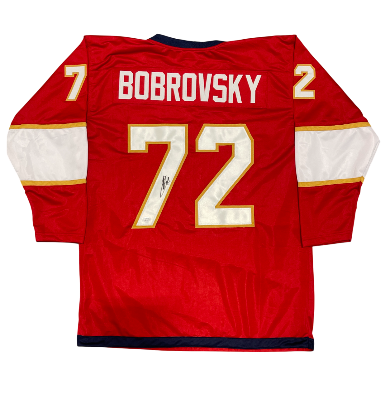 Sergei Bobrovsky Signed Custom Jersey JSA Authenticated-Powers Sports Memorabilia