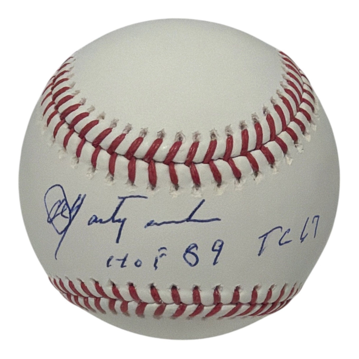 Carl Yastrzemski Signed ROMLB Baseball w/ HOF 89 + TC 67 JSA Authenticated-Powers Sports Memorabilia
