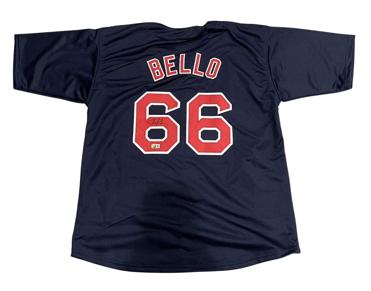 Brayan Bello Signed Boston Red Sox Custom Jersey Beckett Witness BAS COA-Powers Sports Memorabilia