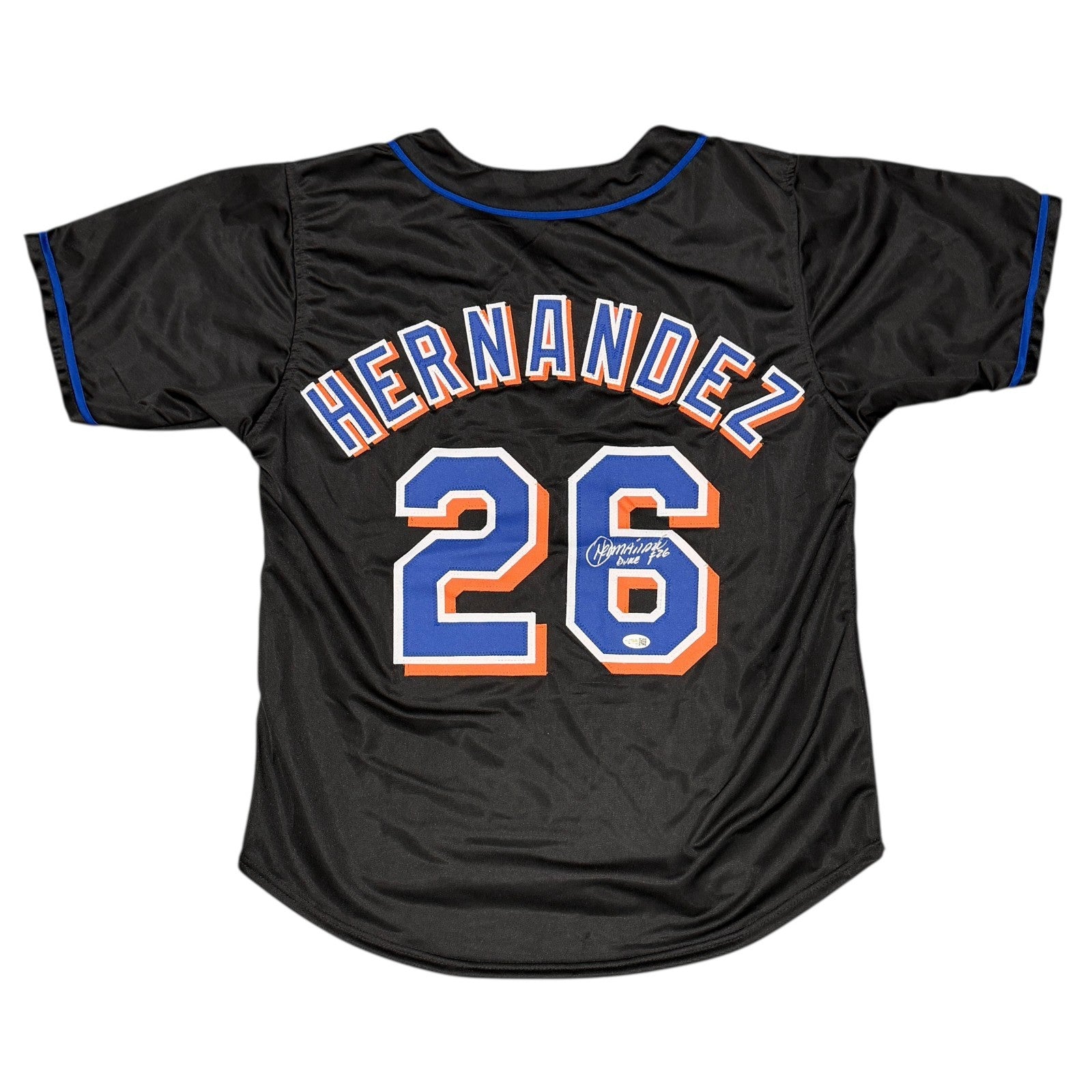 Orlando Hernandez Signed Custom Jersey w/ Duque JSA Witness Authenticated-Powers Sports Memorabilia