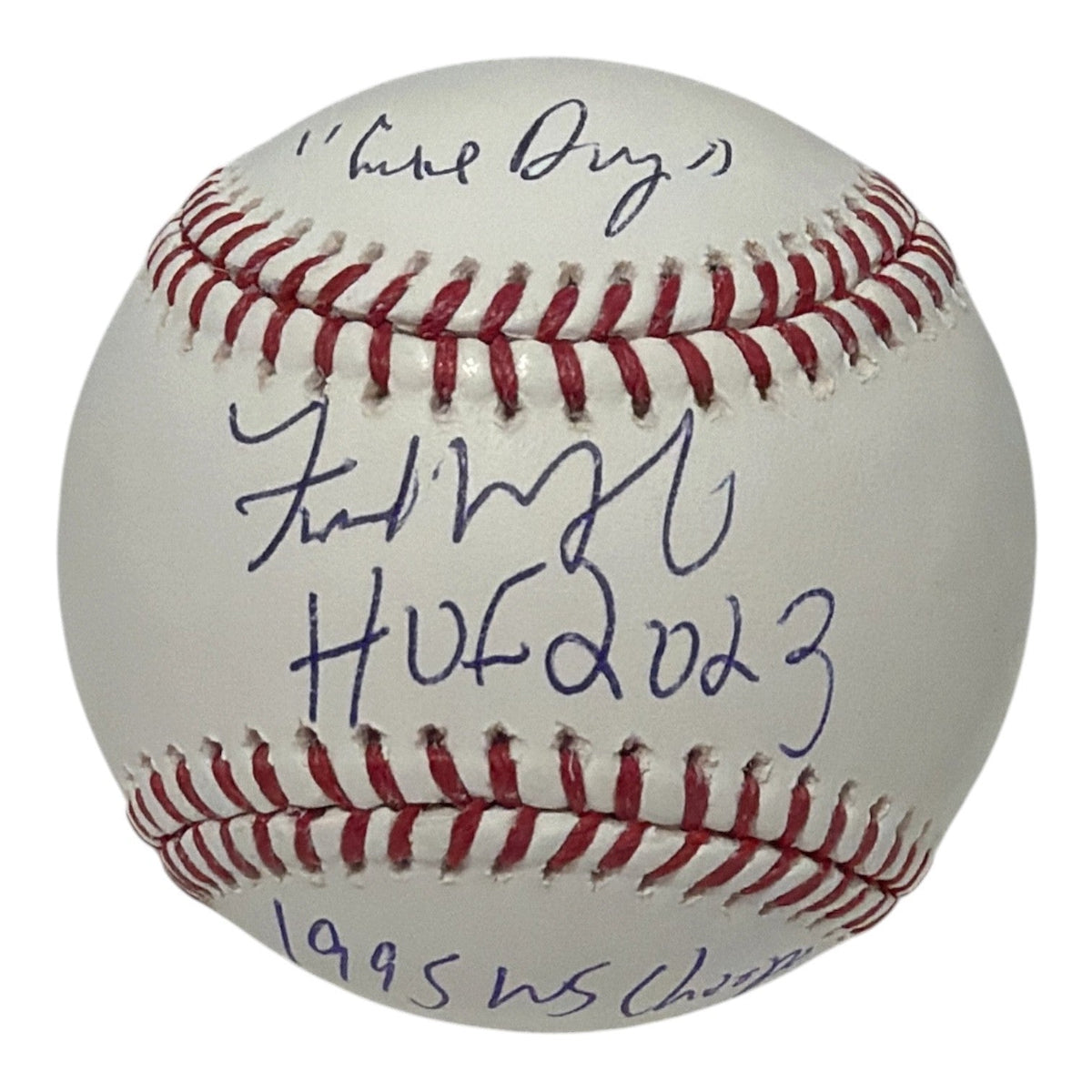 Fred McGriff Signed ROMLB Baseball w/ 3 Insc JSA Authenticated Braves HOF-Powers Sports Memorabilia