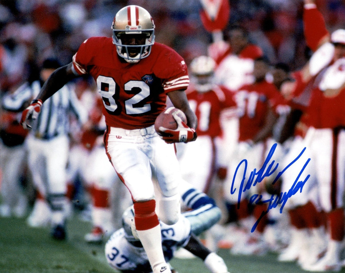 John Taylor Signed Autographed San Francisco 49ers 8x10 Photo LSCM COA #1-Powers Sports Memorabilia