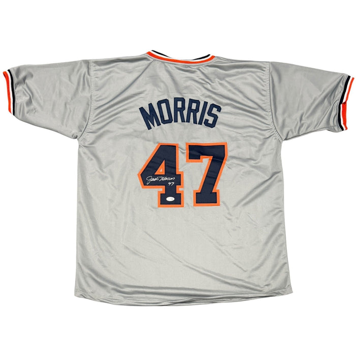 Jack Morris Signed Custom Jersey w/ #47 JSA Witness Authenticated-Powers Sports Memorabilia
