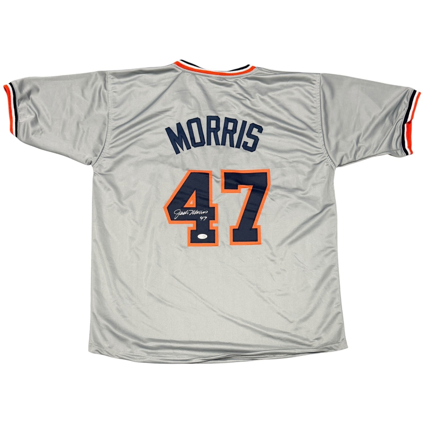 Jack Morris Signed Custom Jersey w/ #47 JSA Witness Authenticated-Powers Sports Memorabilia