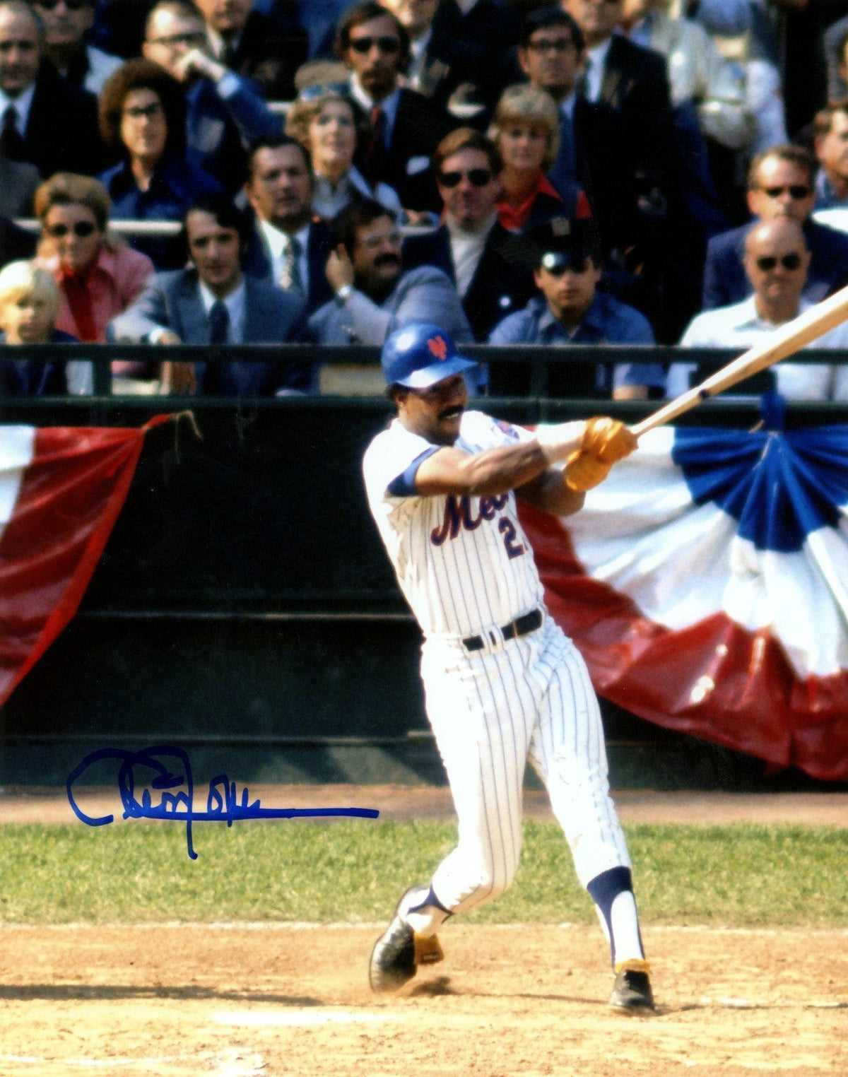 Cleon Jones Signed New York Mets 8x10 Photo LSCM Authenticated #2-Powers Sports Memorabilia