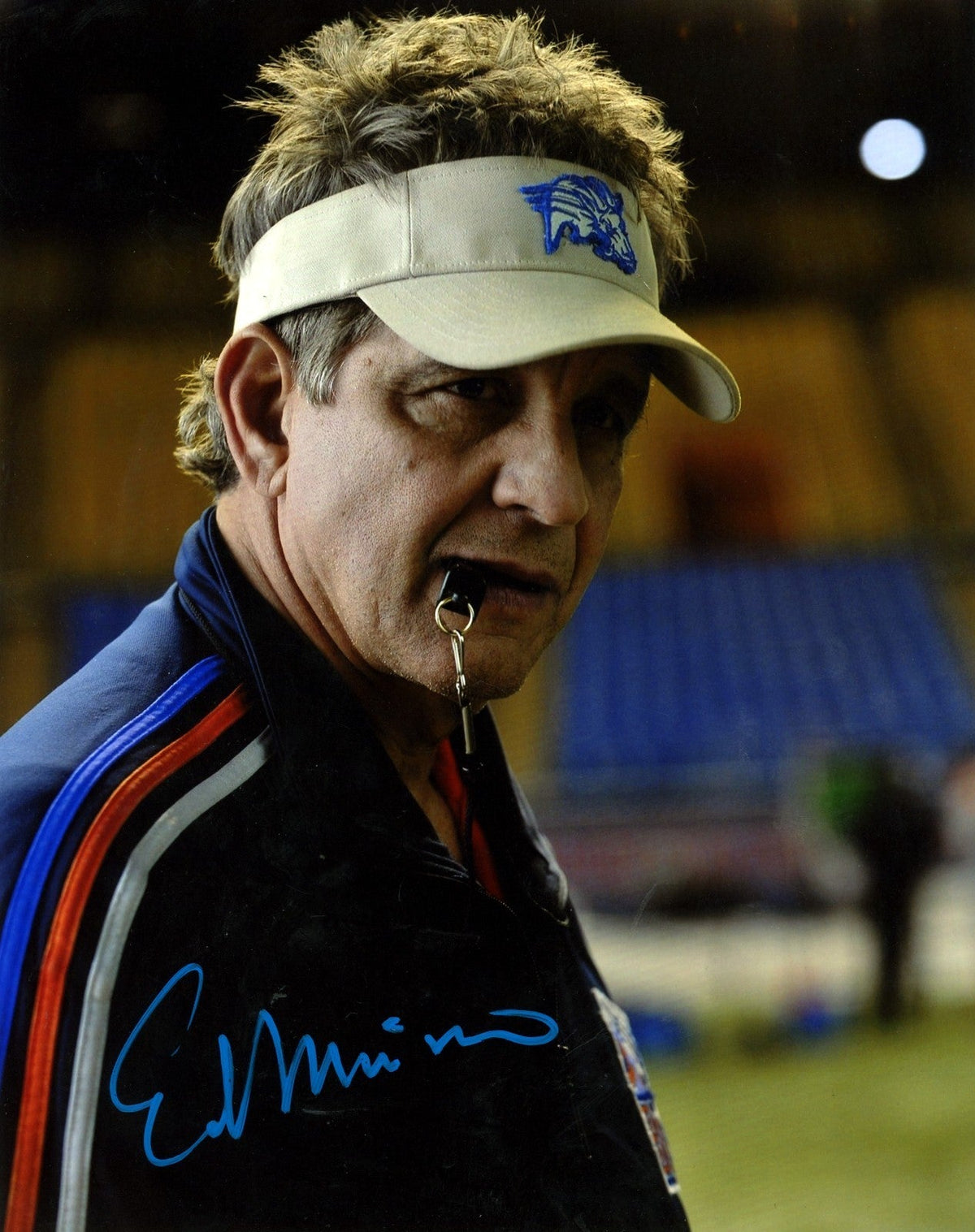 Ed Marinaro Signed Autographed Blue Mountain State 8x10 Photo LSCM COA-Powers Sports Memorabilia