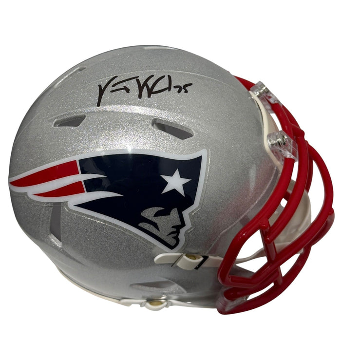 Vince Wilfork Signed New England Patriots Speed Mini Helmet JSA Witness Authenticated-Powers Sports Memorabilia