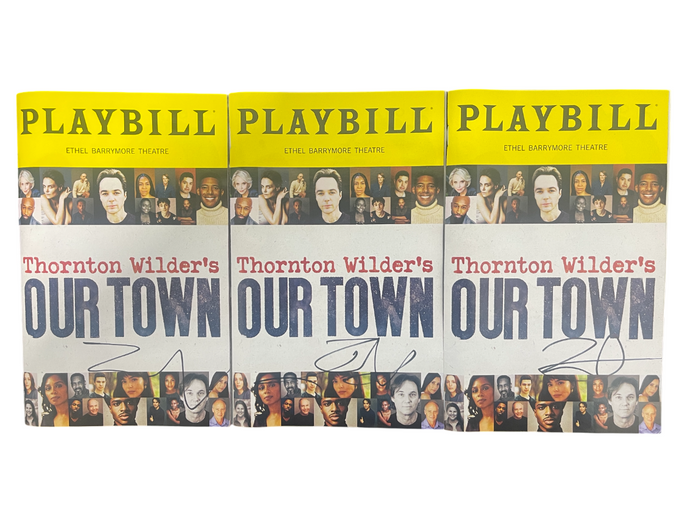 Zoey Deutch Signed Thornton Wilder's Our Town Playbill LSCM Authenticated-Powers Sports Memorabilia