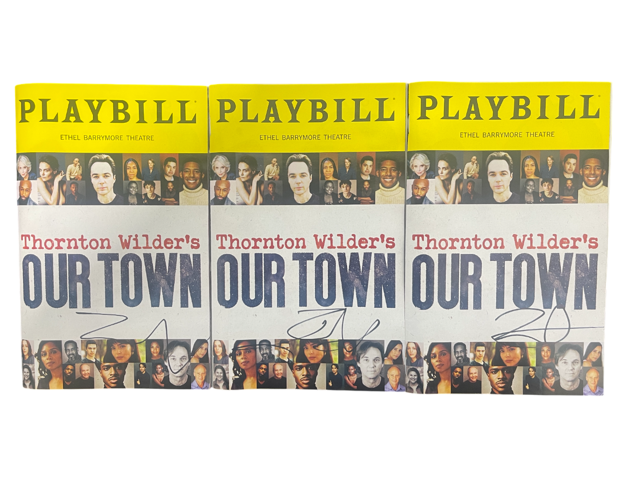 Zoey Deutch Signed Thornton Wilder's Our Town Playbill LSCM Authenticated-Powers Sports Memorabilia
