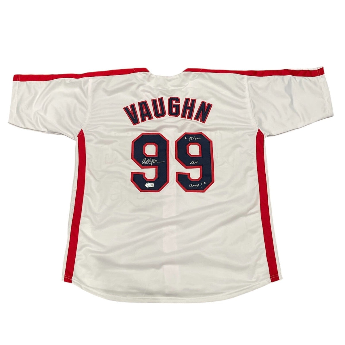 Charlie Sheen Signed Major League Wild Thing Jersey Blow Me Ump! Beckett Authenticated-Powers Sports Memorabilia