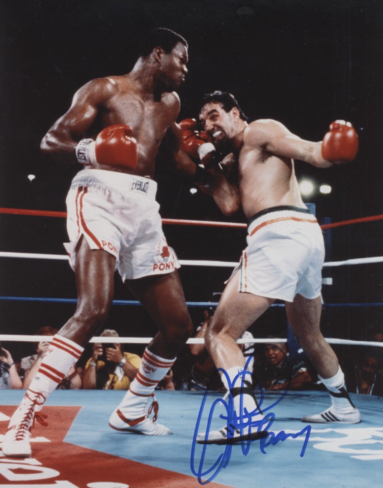 Gerry Cooney Signed Boxing 8x10 Photo LSCM Authenticated-Powers Sports Memorabilia