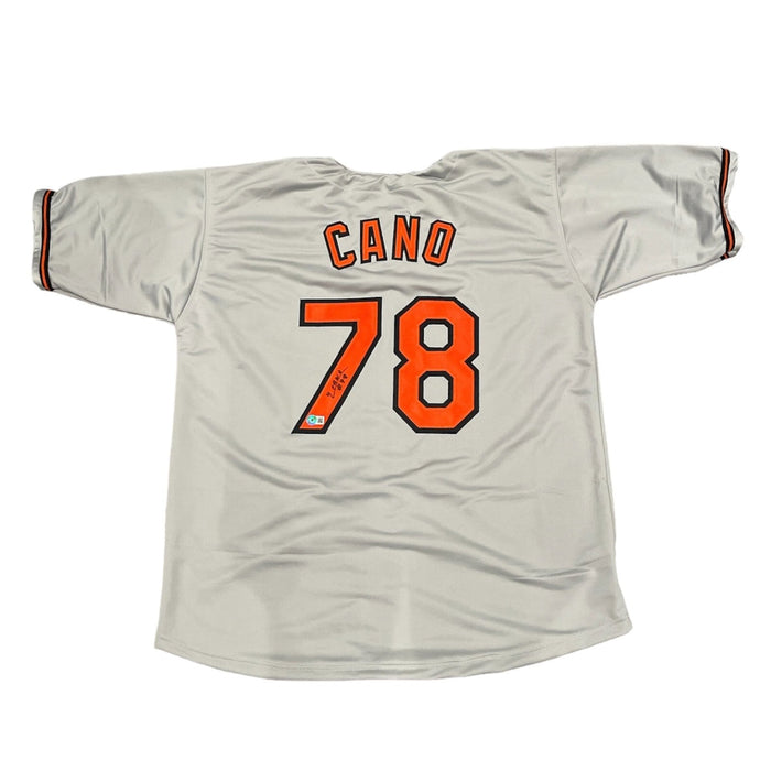 Yennier Cano Signed Baltimore Orioles Custom Jersey Beckett Witness BAS COA-Powers Sports Memorabilia